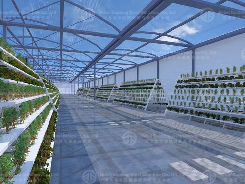 Aluminium Metal 10x20 Green Houses with Hydroponic systems