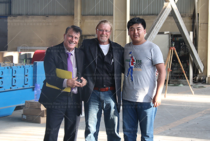 Australia customer visit our factory