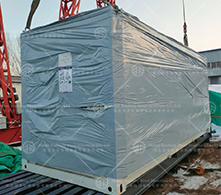 20FT expandable house export to Chile