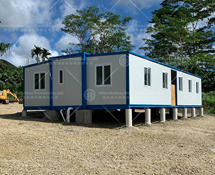 40FT expandable house build in Micronesia