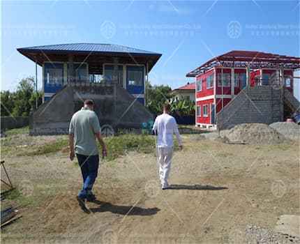 40 sets 3m×6m container modules classroom exported to the Philippines