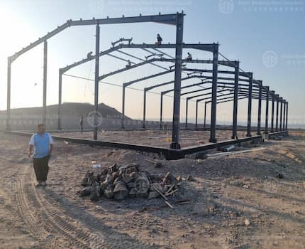 Feedback on the Djibouti steel structure project