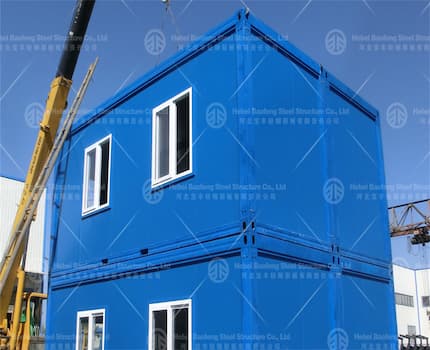 4 sets of 20ft container house exported to Chile